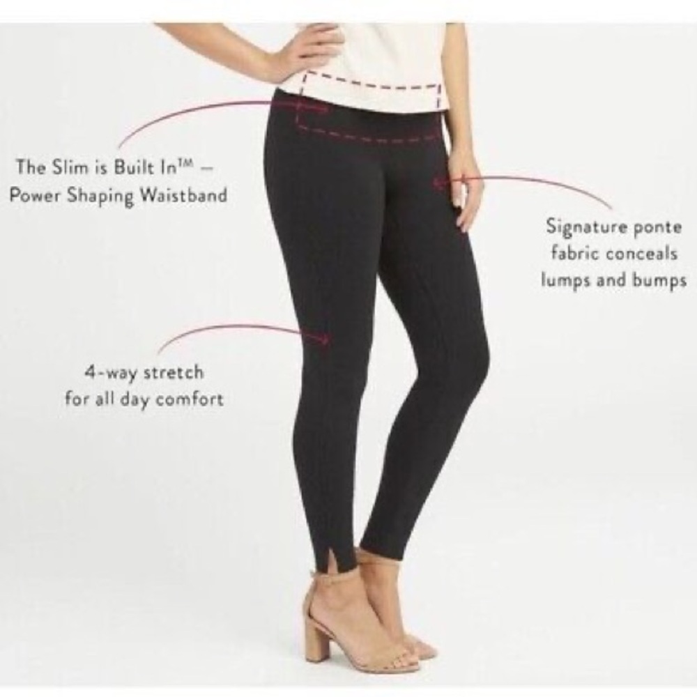Spanx Ponte Split Hem Leggings